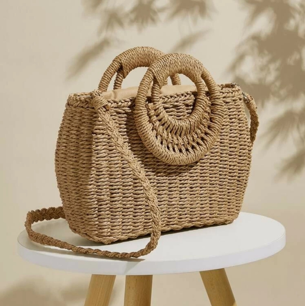 Woven satchel